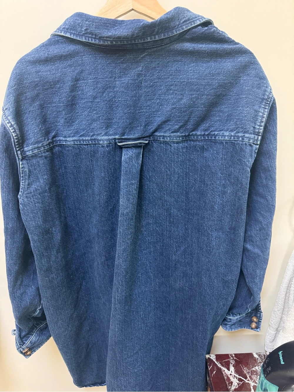 Sezane Sofie Dress Dark Blue - Size L - Picture 7 of 9